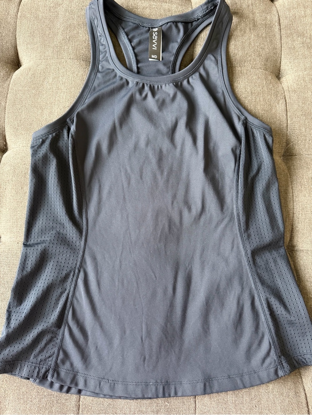Savvi Womens Black Tank